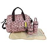 ECOSUSI 5-piece set includes Diaper bag + Changing pat + Transparent wet bag + PVC bag + Pacifier ba