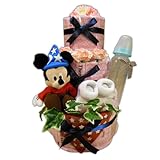 豪華！ディズニー3段　ミッキーマウスおむつケーキ