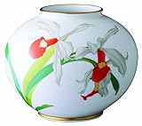 香蘭社 カトレア 花瓶 1258-NJ8