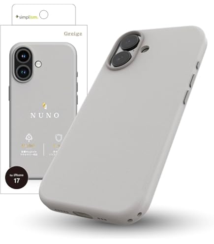 Amazon.co.jp: Simplism シンプリズム iPhone17用 [NUNO] MagSafe対応