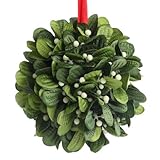 工場直接クラフト®人工Hanging Holiday Mistletoeボール