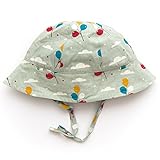 Little Green Radicals - リトルグリーンラディカルズ - リバーシブルサマーハット - バルーン・ペールブルー - Balloons Reversible Summer Hat 