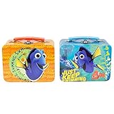 Disney's Finding Dory "Just Keep Swimming" 2 Piece Lunch Box Set [並行輸入品]
