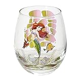 サンアート ディズニー 「 リトルマーメイド 」 3D グラス タンブラー アリエル プリンセス 約330ml 食器 雑貨 グッズ 日本製 SAN4051