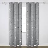 Deconovoシルバードット印刷カーテン 42x63 CT1013D-1