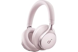 Anker Soundcore Space One (Bluetooth 5.3 ワイヤレス ヘッドホン)【ウルトラノイズキャンセリング2.0 / 最大55時間音楽再生 / LDAC/ハイレゾ対応 (ワイヤレス/有線) / マルチポイント対応/外音取