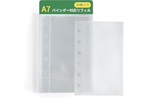 リフィル 6穴 シール帳 台紙a7 透明 20枚付 シール帳 リフィル 剥離紙 女の子