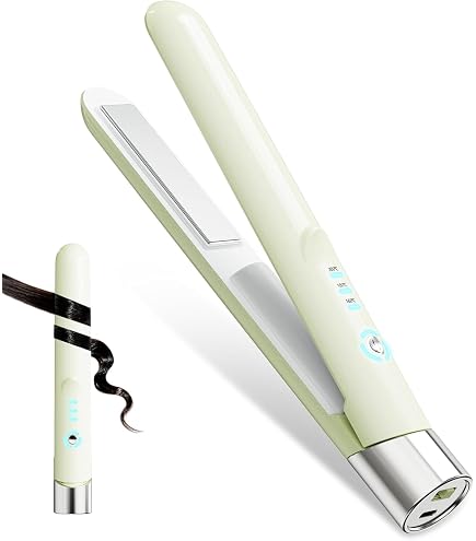 Amazon | ヘアアイロン コードレスヘアアイロン 高濃度マイナスイオン