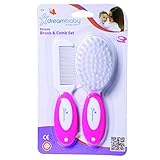 Dreambaby Delux Brush and Comb Set (Pink) by Dreambaby