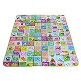 J46 DEHANG 二重ベビークロールマット 厚い幼児カーペット 約200*180cmジムプレイマット ROZZERMANブランド