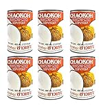 CHAOKOH(チャオコー)ココナッツミルク 6個 Coconut Milk 6 Pack (400 ML)