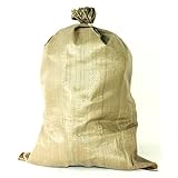 FD ガラ袋 PPガラ袋(米袋) 60x90cm 茶色 口紐付 25枚入り