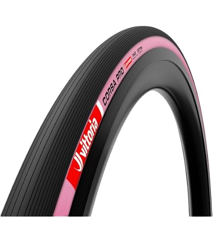 Amazon | Vittoria(ビットリア) CORSA PRO TLR Pink Sidewall 限定