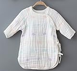 ふわふわ暖かい スリーパー 6重ガーゼ ベビー 秋冬用 長袖 適応身長60cm-100cm クジラ