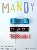 MANDY ベビー ヘアアクセサリ ノンスリップクリップ H Set