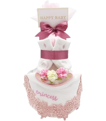 おむつケーキ・2段・女の子・ピンク Amazon.co.jp: おむつケーキ 2段 ピンク Sサイズ 人気№1 : ベビー