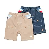 Piccolo(ピッコロ) ハーフパンツ (80～90cm) キムラタンの子供服 (34209-162) ベージュ 80