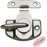 Designers Impressions 53621サテンニッケルcam-actionウィンドウサッシロックandキーパー – 10パック