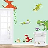 MLM Cute Cartoon Colorful Dinosaur Zoo Children's Room Decor Kindergarten Boys And Girls Bedroom Fur