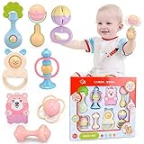 ベリーPresident ( TM ) 8 Piece Baby Rattle and Teether Toy Playセット