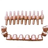 Primavera プラズマ カッター ロング ノズル & チップ 切断機 10個 セット 消耗品