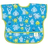 Bumkins Disney Baby Waterproof Junior Bib, Monsters Blue, 1-3 Years by Bumkins [並行輸入品]