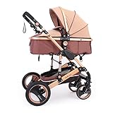 Feemom ベビーカー 軽量 ハイシートベビーカー a型【両対面式・オート4輪切換】 (生後1~36ヶ月頃対象)