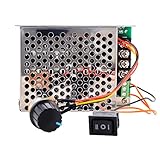 XCSOURCE　DC10-50V　40A　スピードコントローラー　 PWMモータースピードレギュレーターモジュール基板　CW/CCWスイッチ調整ポテンショメータ付き　TE535