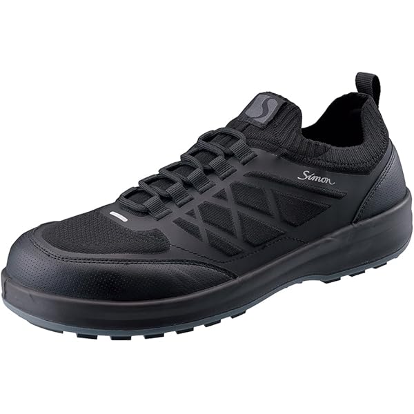 Amazon | [シモン] 安全靴 短靴8611黒23.5cm | 安全靴・作業靴