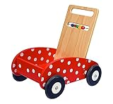 Dushi Wooden Push Car with Activity Bar [並行輸入品]