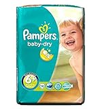 パンパース赤ちゃんドライサイズ6+パックおむつを運ぶ - 19おむつ (Pampers) (x2) - Pampers Baby Dry Size 6+ Carry Pack Nappies - 19