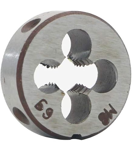 thumbnail interactive-video image 1 of Wrench Holder Uxcell Round Die & Wrench Set - Fix Threads Like A Pro! (#8-32 UNC, Fits 11mm-20mm Dies) Die Handle 1 of 12