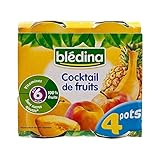 フルーツカクテル（6ヶ月）4×130グラム (Bledina) - Bledina Fruit Cocktail (6 months) 4 x 130g [並行輸入品]