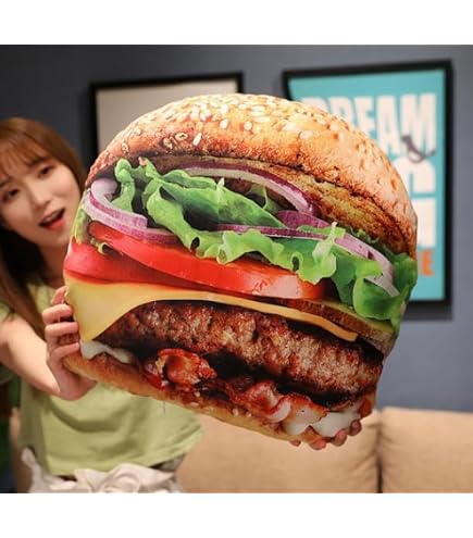 Amazon.co.jp: マクドナルド ビッグマック ハンバーガークッション 約