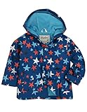 Hatley ハットレイ キッズ男の子 ボーイズ・パイル(タオル地)ライニング付・レインコート、蒸れなくて春から秋までハーフコートのように使えます。スターズ イン スペース柄 100cm、4Y(104