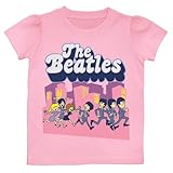 THE BEATLES TODDLER Tシャツ RUN FOR YOUR LIFE　ビートルズ　子供・ベビー用　ピンク (3T) [並行輸入品]