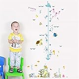AxiEr壁ステッカー漫画Growth Chart高さ測定for Baby childremovableデカール壁画ホーム部屋インテリア( A ) AXR-XL-040889