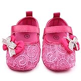 PUERI ファーストシューズ　歩行練習　ベビーシューズ キッズ 靴　女の子　ガールズ　蝶結び　可愛い　春夏秋に対応 (S, ロジー)