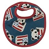 【H28年春物】 PuiPui(プイプイ) ミニ裏毛総柄スタイ FREE/NAVY NO.PP-162898