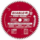 Diablo d0770 F 7 – 1 /4 " 70t diablotmスチールdemontmメタルCircular Sawブレード