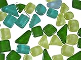 ［yy-market］モザイクタイル 200グラム (グリーン系)