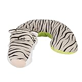 Animal Planet Kid's Neck Support Pillow, White Tiger, Toddler Car Seat Pillow, Baby Head Support, Ch