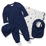 【ラルフローレンギフトBOX入り】Ralph Lauren(ラルフローレン) ボーイズギフト4点セット 3M(0-3ヶ月) [並行輸入品]