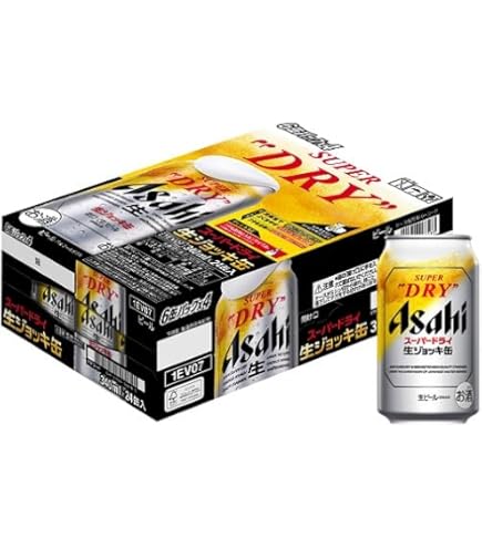 Amazon.co.jp: アサヒ スーパードライ生ジョッキ缶340ml1ケース(24缶入