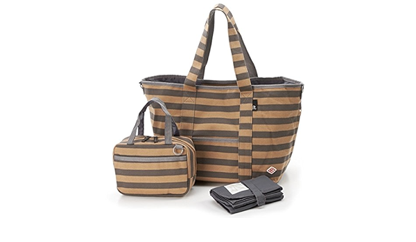 Amazon ルートート Rootote Sn マミールー ボーダー A ベージュケイ Rootote ルートート レディースバッグ 財布