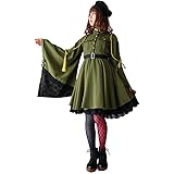 Amazon Co Jp Favoriteオリジナル Designコンテスト作品 和洋折衷 着物スリーブ チャイナボタンtopsと漆黒の袴風スカート ２点セットのアンサンブル 服 ファッション小物