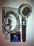 Sprite Showers HC5-CM-R Hand Held Shower Filter with Cascading Shower Head, Chrome [並行輸入品]