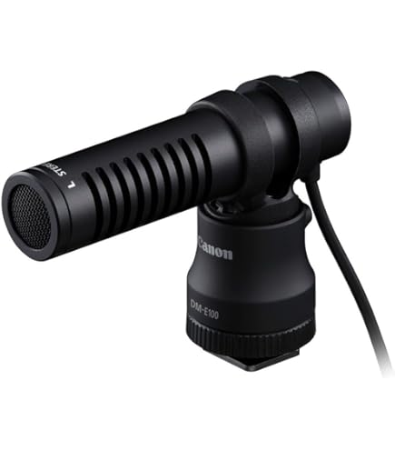 Canon DM-100 指向性ステレオマイクロフォン Amazon | Canon 指向性ステレオマイクロホン DM-100 | 外付けマイク 通販