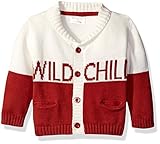 Rosie Pope Little Boys Wild Child Cardigan Red Ochre 12 Months [並行輸入品]