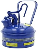 Eagle UI-50-SB Type I Metal Safety Can, Kerosene, 12-1/2 Width x 13-1/2 Depth, 5 Gallon Capacity, Bl
